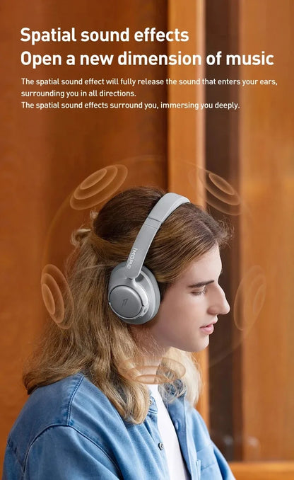 1MORE SonoFlow S Active Noise Canceling Wireless Headphones 42dB ANC Bluetooth Headsets Hi-Res Audio 90H Playtime