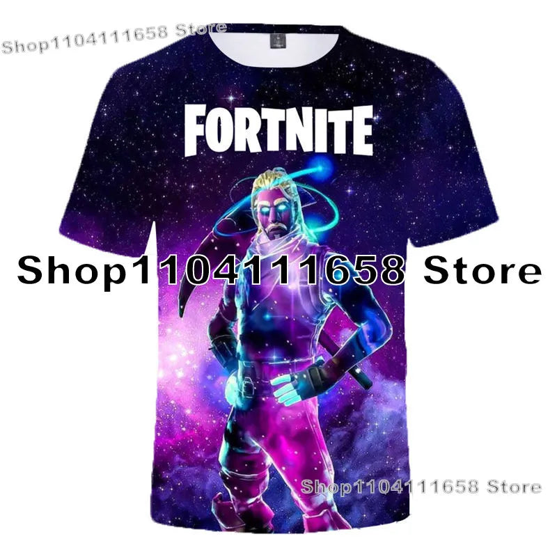 Banana Peely -T-paita, naisten T-paita, lasten F-Fortnite T-paita, 3D-painettu miesten Battle Royale -pelipaita, kesätoppi, syntymäpäivälahja