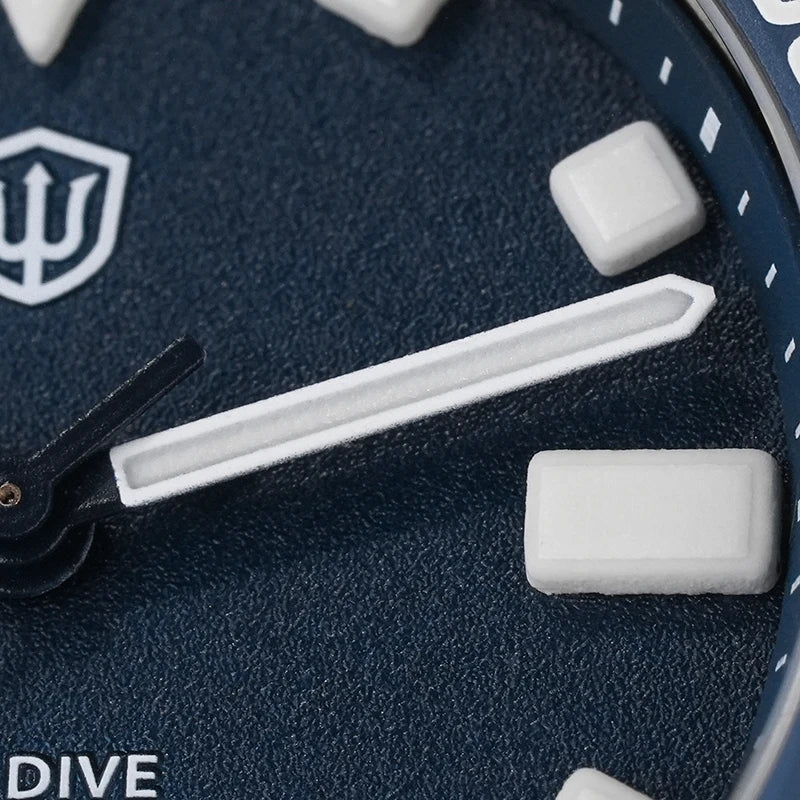 Watchdives 38mm EXD Titanium Diver Watch Sapphire crystal mirror AR coated men's waterproof watch