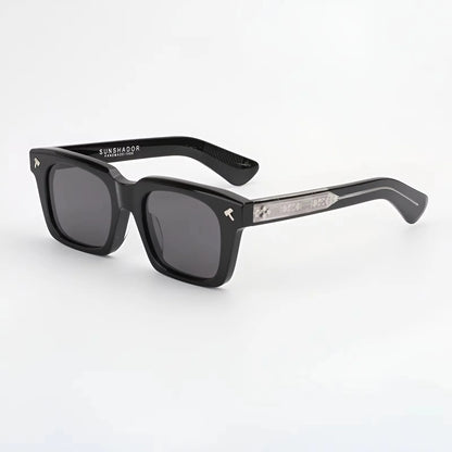 Top Quality Luxury Square Acetate Sunglasses For Men Women Classic Sunglasses outdoor UV400 Protection Logo Customization