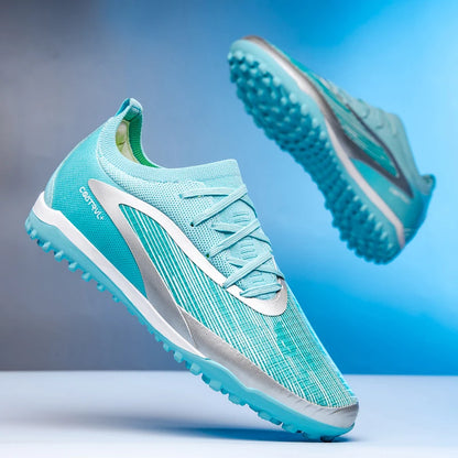 Nouvelles chaussures de football pour hommes, crampons longs pour adultes, chaussures de sport pour l'entraînement en extérieur, respirantes, antidérapantes, confortables pour les garçons, pour les matchs
