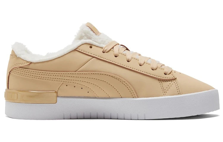 Baskets basses en polaire Puma Jada, couleur kaki, 382703-02.