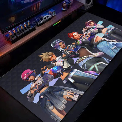 Mouse Pad de birou mare Overwatch pentru PC gaming, covoraș extins pentru tastatură Cute Pink, accesorii gaming pentru laptop, Desk Mat Kawaii HD