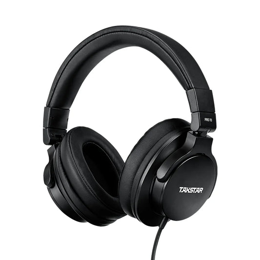 Cuffie da monitoraggio professionali da studio TAKSTAR PRO 70 – Headset over-ear cablato chiuso per produzione musicale, DJ, gaming e registrazione