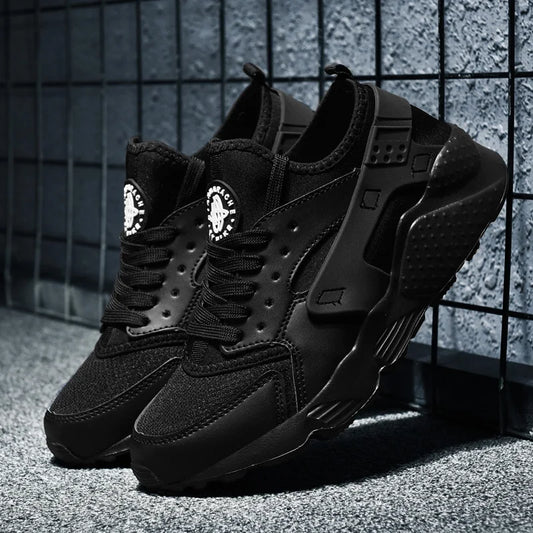 Herr-sneakers – fashionabla, lätta, bekväma och andningsbara sportskor för män, promenadskor, sommarskor i mesh, platta röda tennisskor