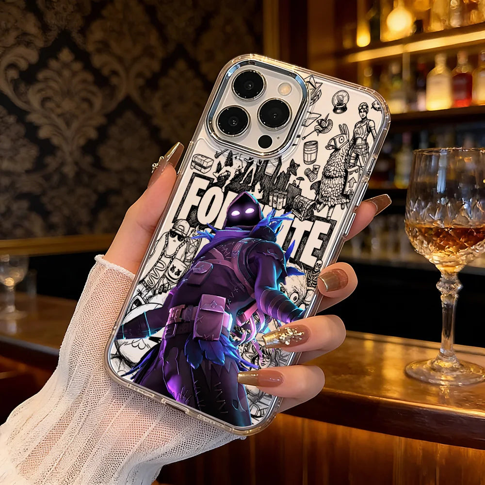 Cartoon Battle Royales Fortnites Phone Case For Xiaomi Mi 15 14T 14 12T 11T 11 Lite Poco M7 X7 X6 F5 F6 X5 X4 GT Pro 4G 5G Cover