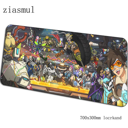 Mouse pad gamer Overwatch, superb mousepad gaming 70x30cm pentru PC și notebook, covoraș de birou pentru mouse, jocuri, design estetic, covoraș gamer, gamepad