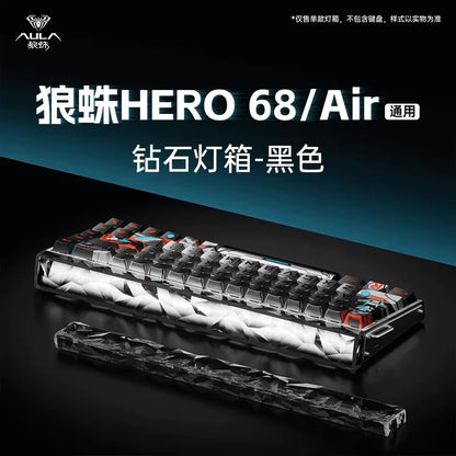 Nuevo AULA HERO 68HE/ULTRA Kits sticker: teclado gaming con interruptores magnéticos y accesorios para teclado mecánico personalizado con cable para e-sport