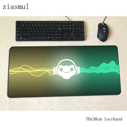 Mouse pad gamer Overwatch, superb mousepad gaming 70x30cm pentru PC și notebook, covoraș de birou pentru mouse, jocuri, design estetic, covoraș gamer, gamepad