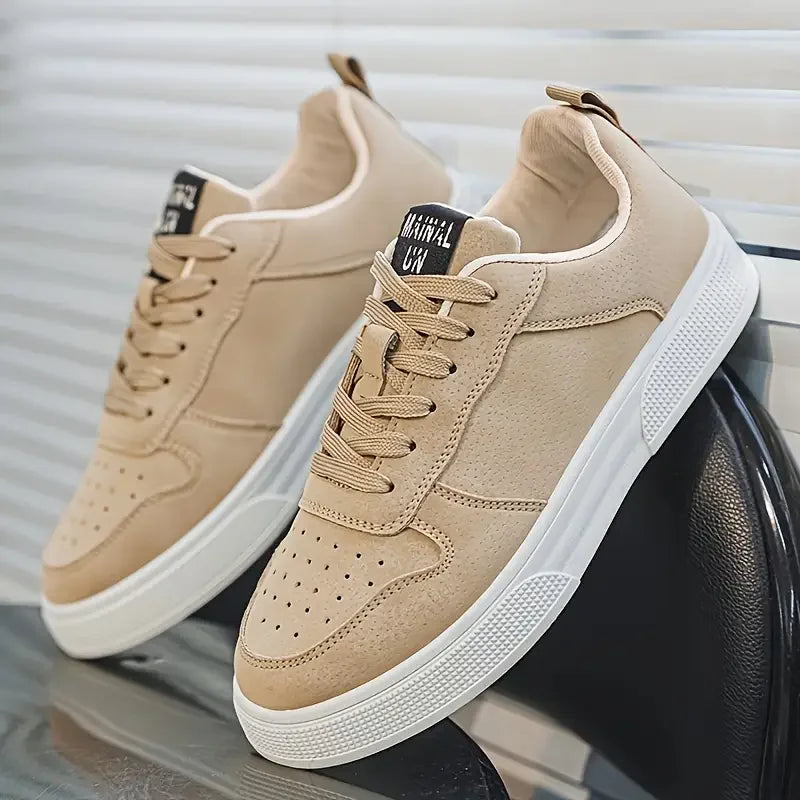 1 paio di scarpe sportive casual da skateboard, comode e alla moda, con tomaia avvolgente che si adatta al piede e suola antiscivolo,