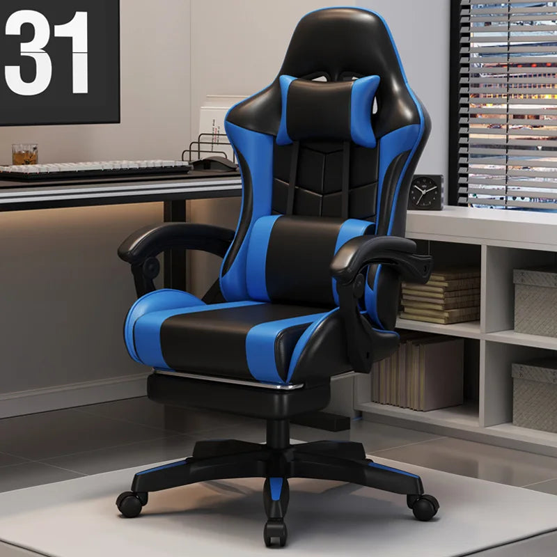Silla gaming para cibercafé y esports Sponge, silla de ordenador para cibercafé, silla de oficina reclinable para el hogar, cómoda y giratoria