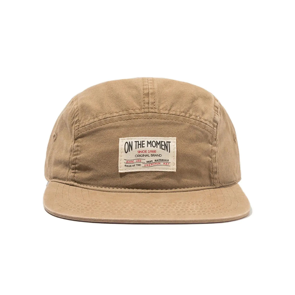ON THE MOMENT Katoenen 5-panel baseballpet Snapback-petten Bone Gorras Hombre Originales Hip Hop-petten voor mannen en vrouwen, verstelbaar