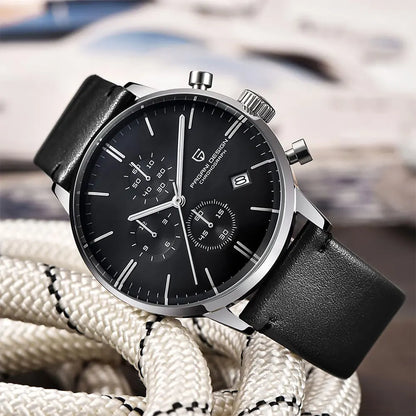 PAGANI DESIGN New 2720K Men Watch VK67 Quartz Wristwatch Multi functional Chronograph Sapphire Glass Waterproof Clock Watch Gift