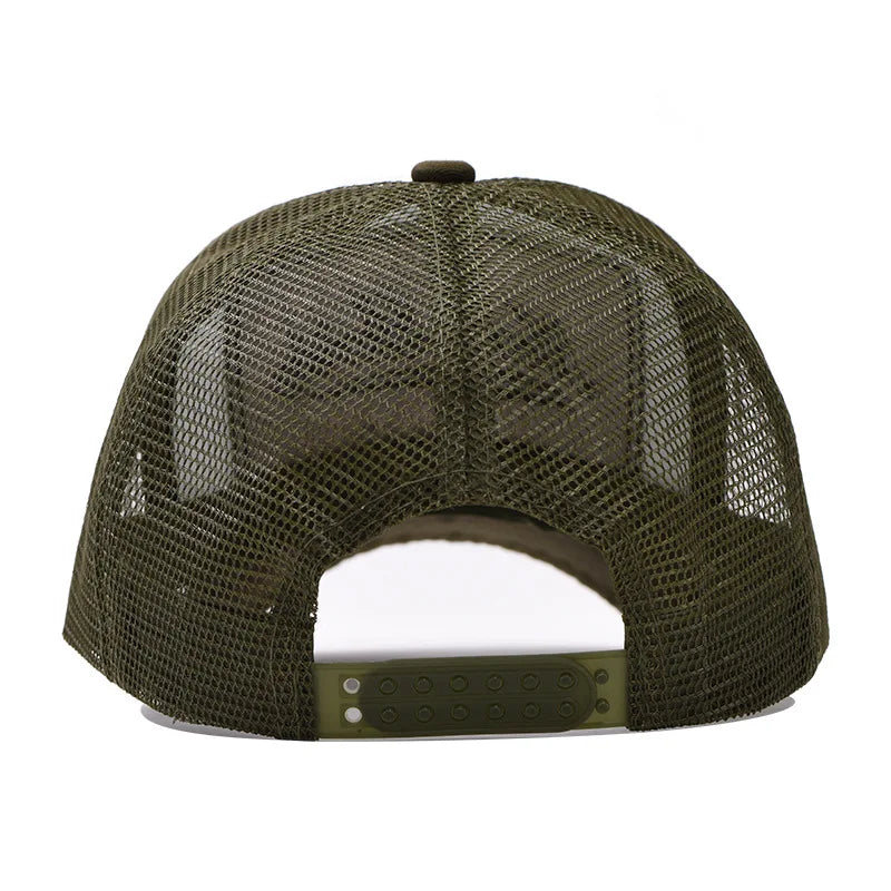 3D Embroidered Duck Tongue Hat New York Embroidered Baseball Hat Mesh Breathable Sunshade Truck Driver Hat