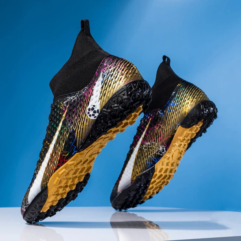 Chaussures de football coordonnantes pour hommes et femmes, chaussures de football professionnelles pour enfants, chaussures de football athlétiques en plein air, TF, FG