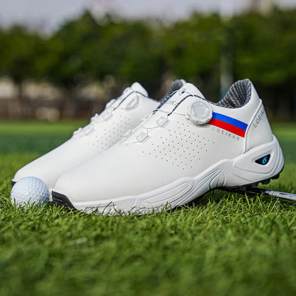 Men’s Golf Shoes: High-Quality, Non-Slip Sports Sneakers with Swivel Button for Maximum Comfort!