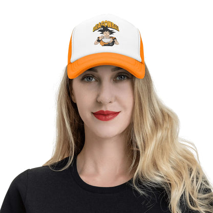 DBZ dragon ball Goku Eating Ramen Mesh Baseball Caps Adult Sun Hats  Adjustable Snapback Caps Sun Caps Summer Trucker Caps