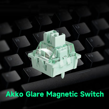 Teclado gaming mecánico Akko MonsGeek FUN60 Ultra con interruptores magnéticos 60%, Rapid Trigger, 8K HE/TMR, teclado gamer personalizado de aluminio