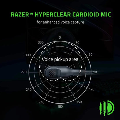 Razer BlackShark V2 X Wired Esports Headset with 7.1 Surround Sound, HyperClear Cardioid Mic & Advanced Passive Noise Cancellation Gaming Headset