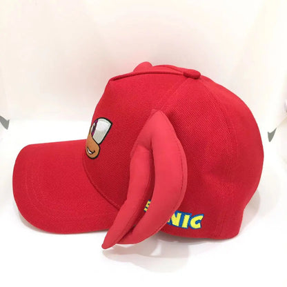 Shadow the Hedgehog 3D baseball cap for adults and children Sonic Amy Tails Knuckles printed flat edge ducktongue sun hat gifts