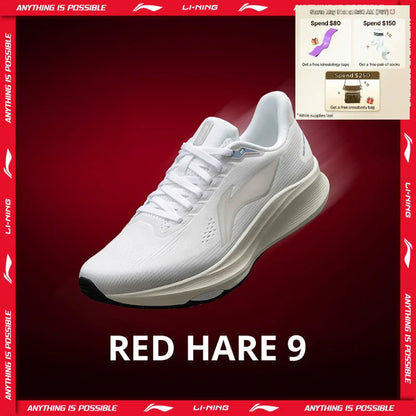 Li-Ning RED HARE 9 løbesko til kvinder LIGHT FOAM ULTRA, åndbare, stabile og skridsikre LiNing træningssneakers ARPW004