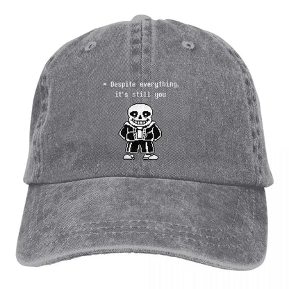 My Favorite People Asgore Undertale Lucky Gift baseballkasketter med skygge – meme-solhatte til mænd og kvinder
