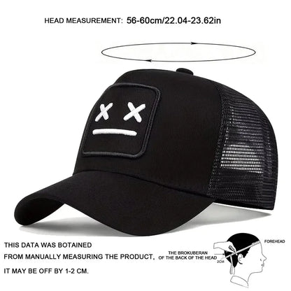 Șepci de baseball unisex XX cu broderie, reglabile, casual, pentru primăvară și vară, cu protecție solară