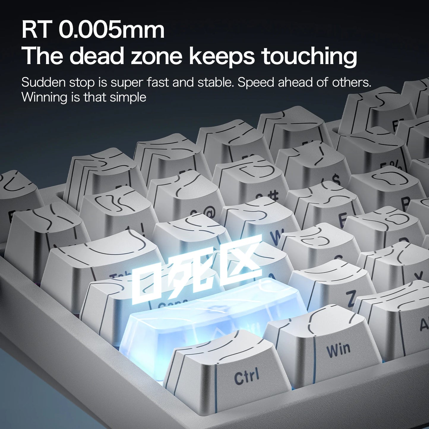 Attack Shark R82HE Wired RGB Magnetic Switch Keyboard, 256K Scan Sampling Rate, Accuracy 8K Return Rate