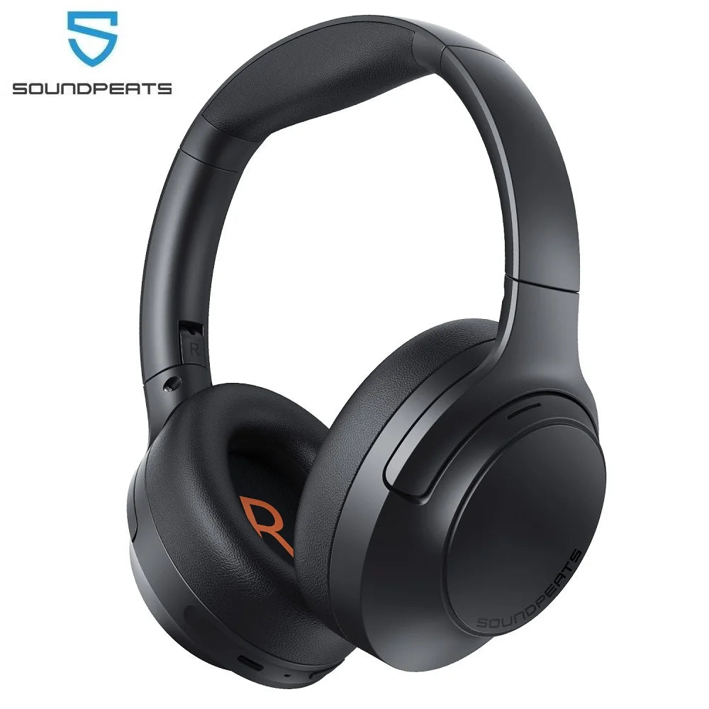 SoundPEATS Cove Pro Headphones Bluetooth 6.0 -56dB ANC, Noise-Cancelling Headset, Hi-Res LDAC Lossless Audio, 95H Battery, 7-Mic