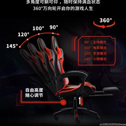 Silla gaming para cibercafé y esports Sponge, silla de ordenador para cibercafé, silla de oficina reclinable para el hogar, cómoda y giratoria