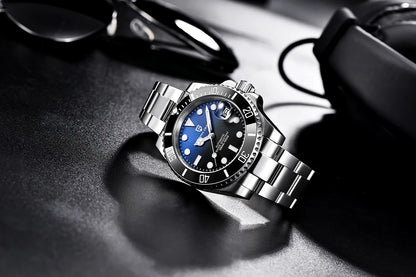 PAGANI DESIGN Men's Automatic Mechanical Watch PD1661 8215 Dive Stainless Steel Waterproof Clock Sapphire Reloj Hombre