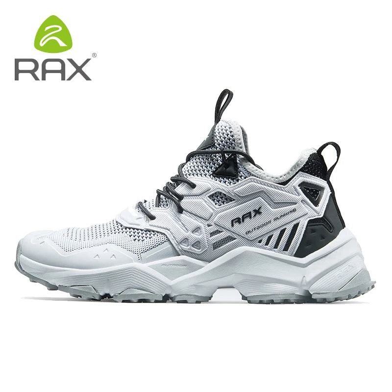 RAX hardloopschoenen voor mannen en vrouwen, outdoorsportschoenen, ademende, lichtgewicht sneakers, bovenwerk van Air Mesh, antislip buitenzool van natuurlijk rubber