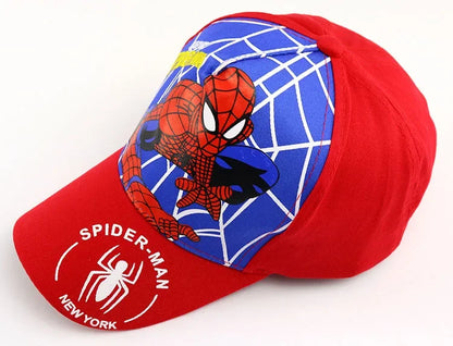 Cappellino da baseball Spider-Man per ragazzi e ragazze, cappelli da supereroe, cappello da sole, regalo di compleanno per bambini, accessori per cosplay, cappellini alla moda