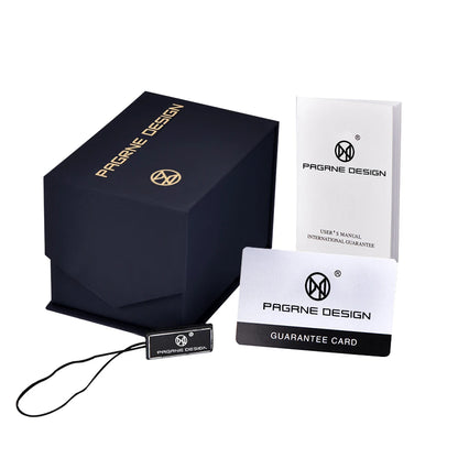 PAGANI DESIGN 45MM 2026 Herren-Quarzuhr 30M wasserdicht Luxus-Business Edelstahl Relogio Masculino 5140