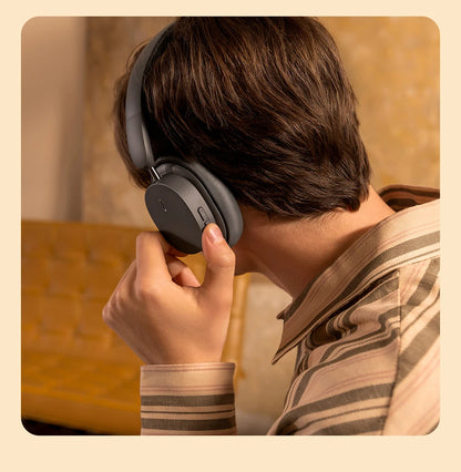 Baseus Bowie D05 Wireless Bluetooth 5.3 Headphones – HiFi Stereo Foldable 70H Battery Over-Ear Headset with Deep Bass & Dual Connection