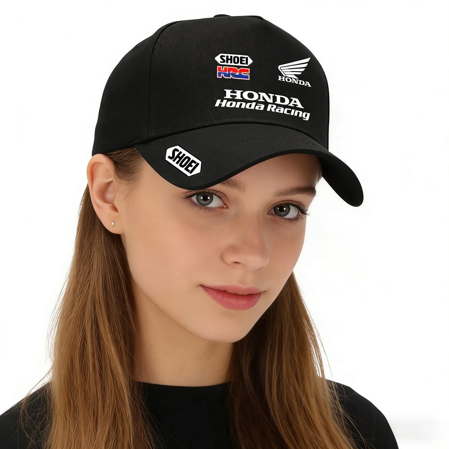 Honda HRC Racing Motorcycle Baseball Cap Hat for Honda CB400 CB650F CBF CRF NC750 Adjustable Outdoor Men Women Sports Casual Hat