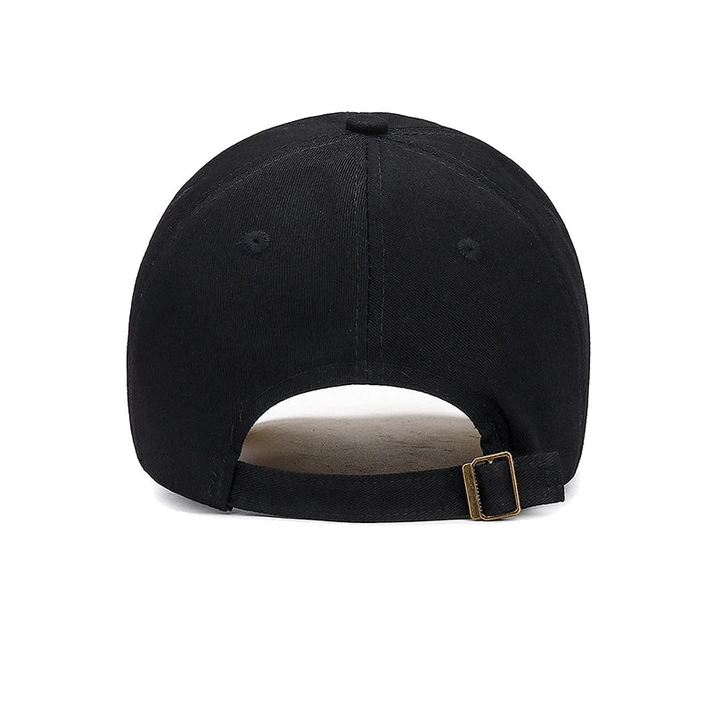 Soft Top Sports Baseball Cap Cotton 3D Embroidery Unisex Snapback Cap Tennis Hat Dad Cap