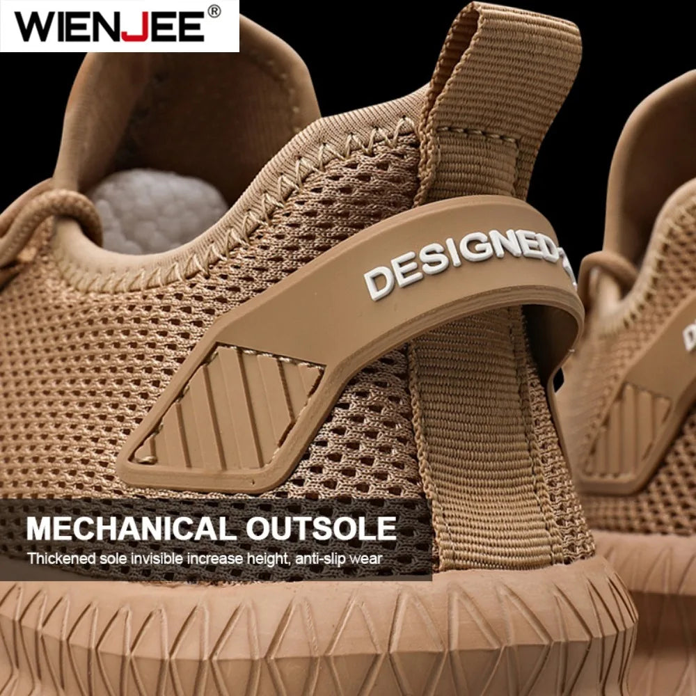 Adidași casual antiderapanti pentru bărbați, respirabili, pentru jogging, antrenament, drumeții, sport și alergare în aer liber, din tricot țesut, cu șireturi