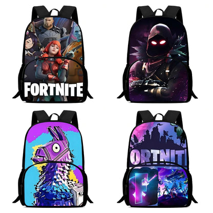 Mochilas infantiles Classic Game Fortnites para niños y niñas, regalo de cumpleaños para estudiantes, bolsas escolares de gran capacidad, mochila de camping duradera