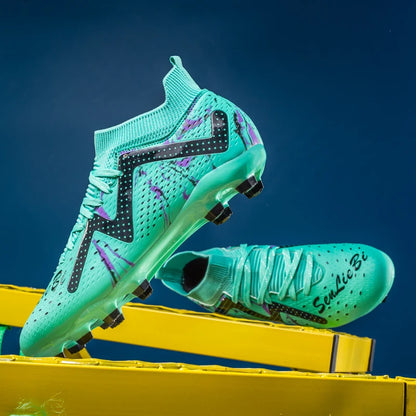 Bottes de Football professionnelles pour hommes, crampons de Football, entraînement de Sport en plein air, respirants pour étudiants, ultralégers, unisexe, livraison directe