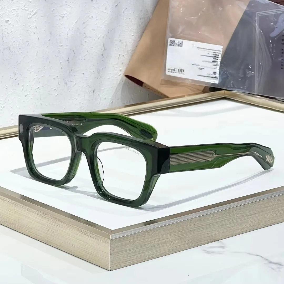 ENZO EPOXY 10th Anniversary Edition Large 51 Size Frame Red Turtle Shell Green Handcrafted Japanese Sunglasses