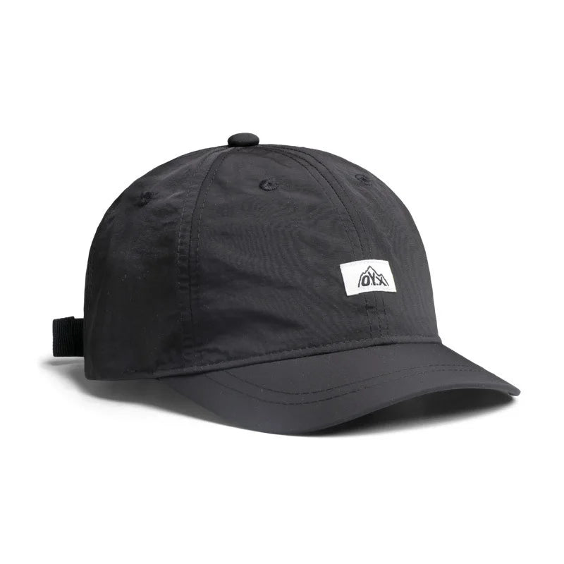 Schnelltrocknende Sommer-Baseballkappe für Damen und Herren – Leichte, wasserdichte Sportmütze aus atmungsaktivem Nylon – Laufkappe mit verstellbarem Riemen für Outdoor-Aktivitäten