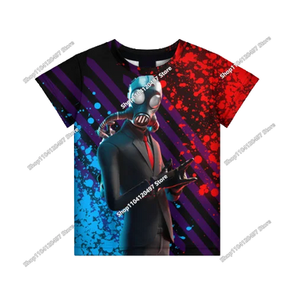 2026 Fortnite T-shirt Boys Summer Anime Game T Shirt Everyone T-Shirt Cute Tee Shirt Basic Battle Gamer Short Sleeve Man Tshirt