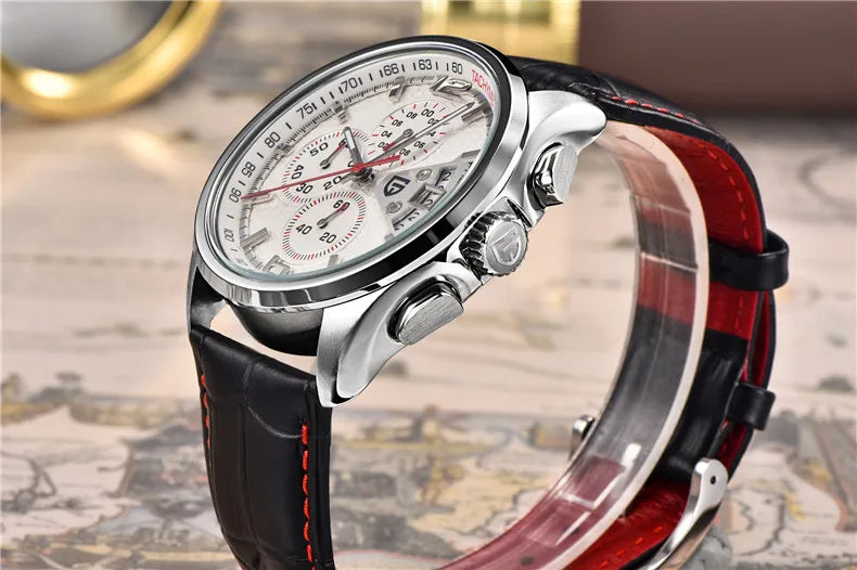 PAGANI DESIGN Chronograph-Stoppuhr für Herren, Quarz, Multifunktion, Militär-Pilotenstil, Relógios Masculino, Reloj Hombre, Montre Homme