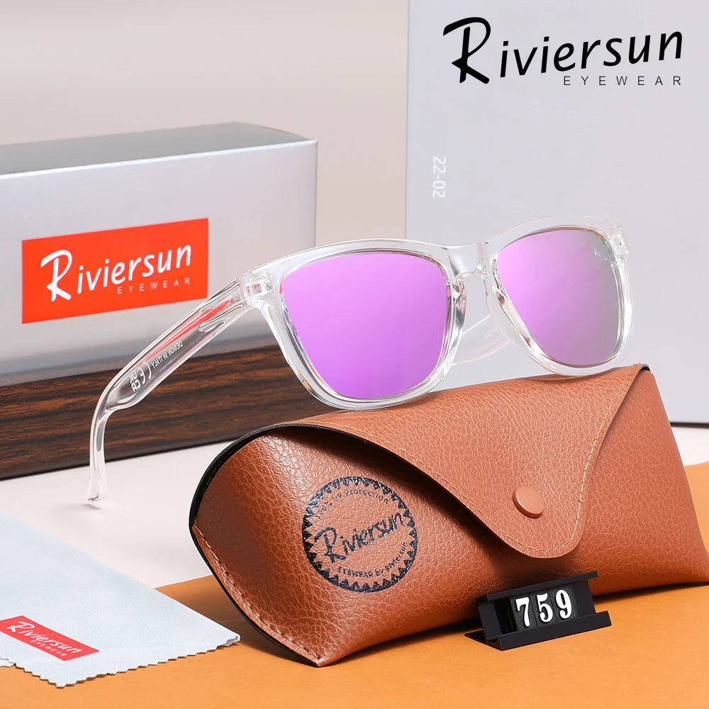 Square Frame Sunglasses Polarized UV400 Casual Men Women Driving Glasses Ultralight Unisex