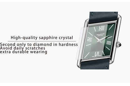 FARASUTE Luxury Square Sports Men's Watch Swiss Movement Waterproof Sapphire Glass Stainless Steel Quartz Wristwatch Male Reloj
