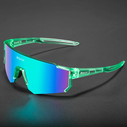 SCVCN Cycling Glasses Bike Sunglasses Men UV400 Eyewear Sports MTB Outdoor Goggles Bicycle Women Sunglasses Multi Color Riding