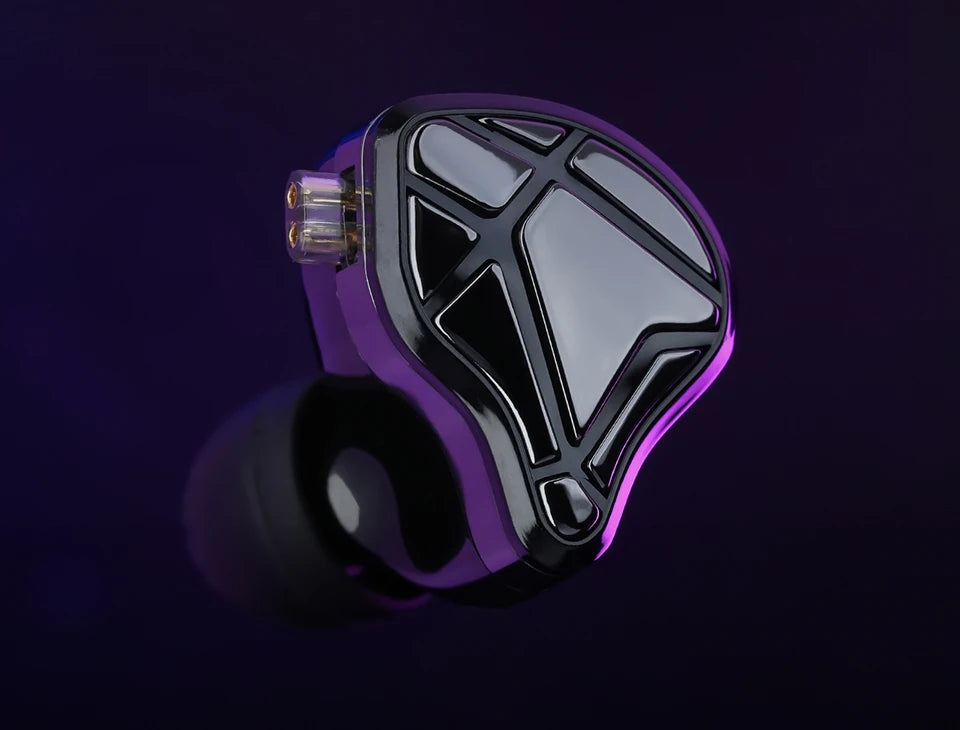 KZ Axas Gaming Earbuds Wired IEM HiFi Bass Headphones with Microphone, FPS Gaming Earphones, KZ Axas In-Ear Monitor Earbuds for PC Mobile & Console Gaming