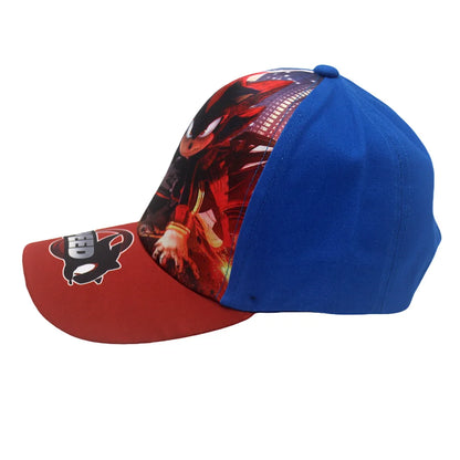 Najnowsza regulowana czapka baseballowa dla dzieci Sonic Print 48–54 cm z motywem anime Tails i Knuckles, czapka przeciwsłoneczna z motywem cienia, niebieski jeż, czapka dla niemowląt na świeżym powietrzu, prezent