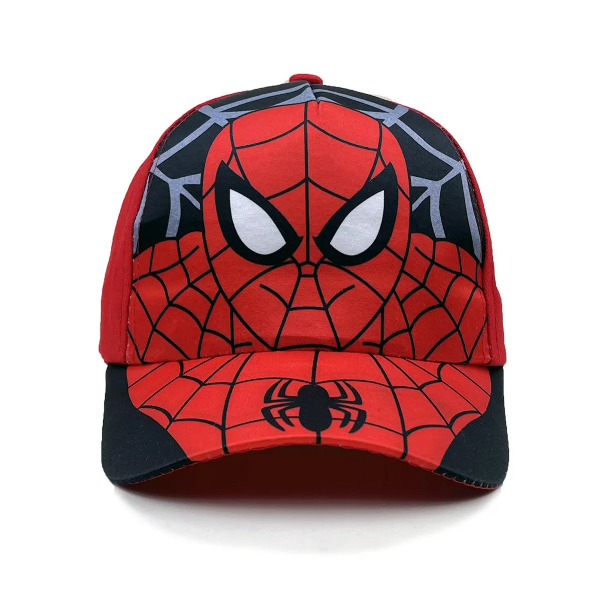Marvel Spider-Man Anime Figure Baseball Cap Kid’s Cartoon Peaked Cap Cotton Polyester Headwear Four Seasons Sun Protection Gifts
